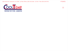 Tablet Screenshot of cooltempair.com